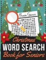 Christmas Word Search Book for Seniors: Holiday themed word search puzzle book Puzzle Gift for Word Puzzle Lover Brain Exercise Game