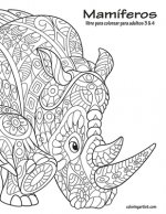 Mamiferos libro para colorear para adultos 3 & 4