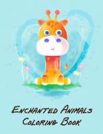 Enchanted Animals Coloring Book: Funny Christmas Book for special occasion age 2-5