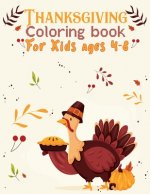 thanksgiving coloring books for kids ages 4-8: Thanksgiving Coloring Activity Book for Kids Ages 4-8: 50 Cute Thanksgiving coloring pages: 8.5x11 Inch