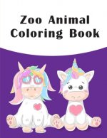 Zoo Animal Coloring Book: picture books for children ages 4-6