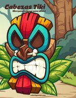 Cabezas Tiki libro para colorear para ninos 1