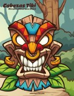 Cabezas Tiki libro para colorear para ninos 3