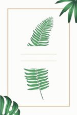 Tropical Floral: Paper Games Hangman (6x9 Inches) with 120 Pages