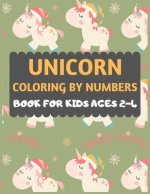 Unicorn Coloring By Numbers Book For Kids ages 2-4: A fun kid color workbook for learning, Unicorn color by numbers. Fun Children's Christmas Gift or