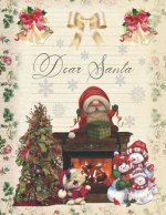 Dear Santa: Full Color Santa's Wish List with Answer and Appreciation Sheet - Keep a Beautiful Memory of Your Children Forever