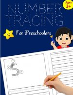 Number Tracing Book for Preschoolers: Number Writing Practice for Kids ages 3-5, Kindergarten and Pre K: Handwriting Workbook for Kids Kindergarten, N