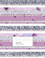Fantasy Unicorns: College Ruled Notebook- 1 Subject Composition Notebook College Ruled 200 Pages- Cute College Ruled Notebook For Teens
