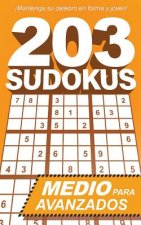 203 Sudokus: Un libro de SUDOKU INTERMEDIOS con soluciones
