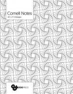 Cornell Notes: Geometric Vortex - Best Note Taking System for Students, Writers, Conferences. Cornell Notes Notebook. Large 8.5 x 11,