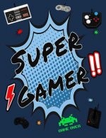 Super Gamer Guitar Tablature Notebook