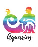 Aquarius: Cornell Notes, 150 pages, Design Rainbow