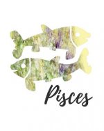 Pisces: Pisces Cornell Notes Flowery
