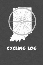 Cycling Log: Indiana Cycling Log for tracking and monitoring your workouts and progress towards your bicycling goals. A great fitne