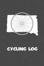 Cycling Log: South Dakota Cycling Log for tracking and monitoring your workouts and progress towards your bicycling goals. A great