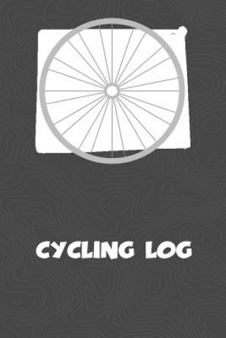 Cycling Log: Wyoming Cycling Log for tracking and monitoring your workouts and progress towards your bicycling goals. A great fitne