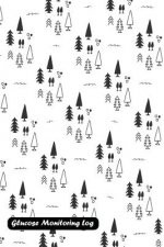 Glucose Monitoring Log: Christmas Tree Pattern Cover
