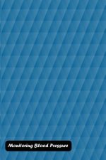 Monitoring Blood Pressure: Abstract Blue Geometric Hexagons Cover