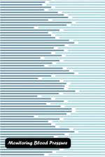 Monitoring Blood Pressure: Abstract Minimal Design Stripe and Horizontal Line Cover