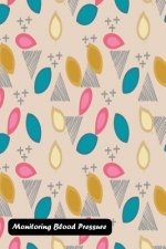 Monitoring Blood Pressure: Autumn Creative Pattern with Geometric Abstract Cover