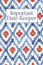Important Date Keeper: Abstract Blue