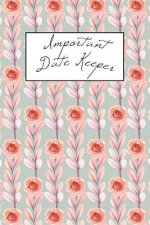 Important Date Keeper: Pink Flowers