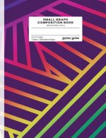 Small Graph Composition Book: Geometric Prism (Style C), Numbered Pages