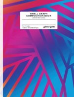 Small Graph Composition Book: Geometric Prism (Style D), Numbered Pages