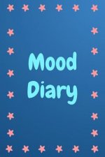 Mood Diary: Blue with Pink Star Border