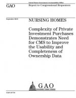 Nursing homes: complexity of private investment purchases demonstrates need for CMS to improve the usability and completeness of owne