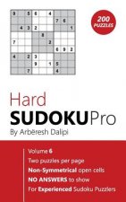 Sudoku: Hard Sudoku Pro Book for Experienced Puzzlers (200 puzzles), Vol. 6