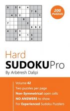 Hard Sudoku Pro: Book for Experienced Puzzlers (200 puzzles) Vol. 42