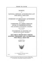 Hearing on National Defense Authorization Act for Fiscal Year 2016 and oversight of previously authorized programs before the Committee on Armed Servi