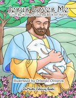 Jesus Loves Me Color By Numbers Coloring Book for Adults
