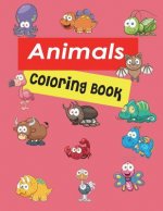 Animals Coloring Book: For Kids Ages 4-8, 8-12