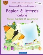 BROCKHAUSEN Livre du bricolage vol. 3 - Mon grand livre ? découper - Papier ? lettres coloré: Pâques: Papillons et coléopt?res