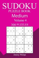 300 Medium Sudoku Puzzle Book
