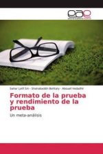 Formato de la prueba y rendimiento de la prueba