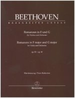 Romanzen in F-Dur und G-Dur für Violine und Orchester op. 50, 40, Klavierauszug