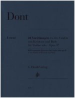 24 Preparatory Exercises to the Studies of Kreutzer and Rode for Violin solo op. 37