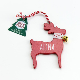 Vďż˝noďż˝nďż˝ dekorace ďż˝ervenďż˝ sob ALENA