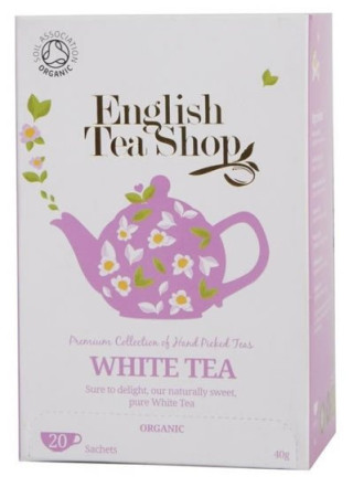 English Tea Shop Čaj bílý čistý, 20 sáčků