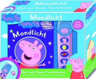 Peppa Pig - Mondlicht, Pop-Up-Buch u. Sound-Taschenlampe