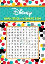 Disney Word Search and Coloring Book