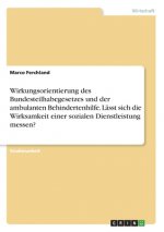 Wirkungsorientierung des Bundesteilhabegesetzes und der ambulanten Behindertenhilfe. Lässt sich die Wirksamkeit einer sozialen Dienstleistung messen?