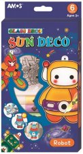 Barvy na sklo sada Robot - 6 barev 10,5 ml + 6 sklíček