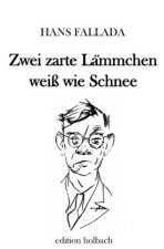 Zwei zarte Lämmchen weiß wie Schnee