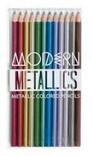 Modern Metallic Colored Pencils - Set of 12