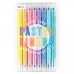 Pastel Liners Double Ended Markers - Set of 8