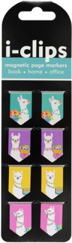 Llamas I-Clips Magnetic Page Markers